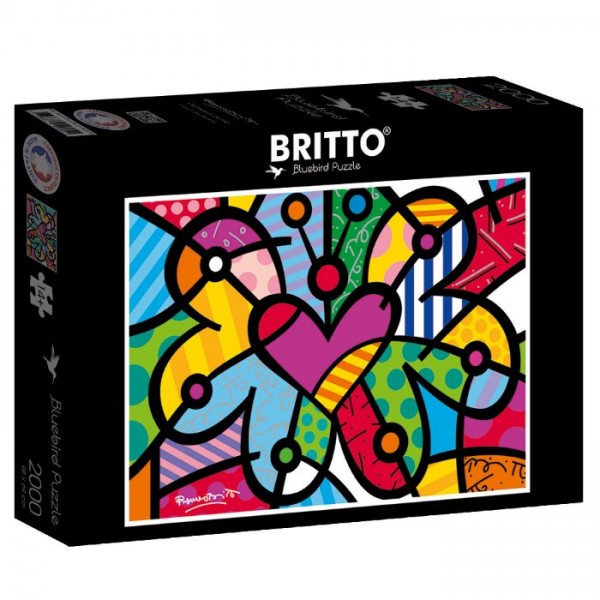 Motyl pełen kolorów, Britto (2000el.) - Sklep Art Puzzle
